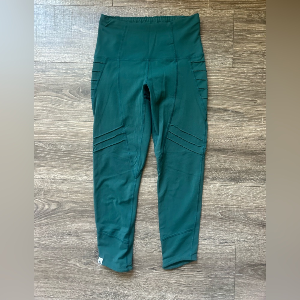 Teal High-Waisted Leggings